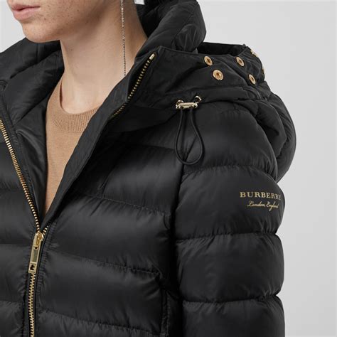 fur trim puffer jacket burberry|Burberry detachable puffer jacket.